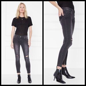💕ANINE BING💕 Jeans w/ Low Pocket Distressed Knee